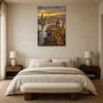 Premium Wall Art Dikey Html Edition – CINEMATICNW2005 showcased in an elegant minimalist interior