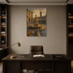 Premium Wall Art Dikey Html Edition – CINEMATICNW2006 displayed in a contemporary gallery-inspired room