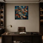 Premium Wall Art Kare Html Edition – CINEMATICNW2008 displayed in a contemporary gallery-inspired room