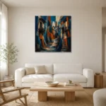 Premium Wall Art Kare Html Edition – CINEMATICNW2009 styled in a refined neutral interior