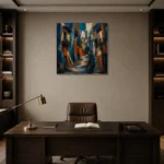 Premium Wall Art Kare Html Edition – CINEMATICNW2009 displayed in a contemporary gallery-inspired room