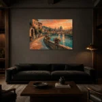 Premium Wall Art Yatay Html Edition – CINEMATICNW2010 shown in a warm modern interior