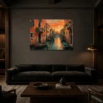 Premium Wall Art Yatay Html Edition – CINEMATICNW2011 shown in a warm modern interior