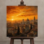 Premium Wall Art Kare Html Edition – CINEMATICNW2016 displayed on a studio easel