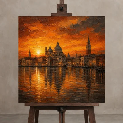 Premium Wall Art Kare Html Edition – CINEMATICNW2017 displayed on a studio easel