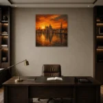 Premium Wall Art Kare Html Edition – CINEMATICNW2017 displayed in a contemporary gallery-inspired room