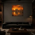 Premium Wall Art Kare Html Edition – CINEMATICNW2017 shown in a warm modern interior