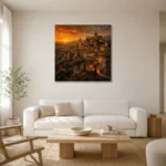 Premium Wall Art Kare Html Edition – CINEMATICNW2018 styled in a refined neutral interior