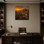 Premium Wall Art Kare Html Edition – CINEMATICNW2018 displayed in a contemporary gallery-inspired room