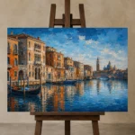 Premium Wall Art Yatay Html Edition – CINEMATICNW2020 displayed on a studio easel