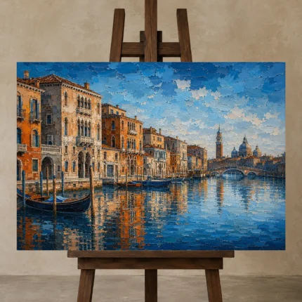 Premium Wall Art Yatay Html Edition – CINEMATICNW2020 displayed on a studio easel