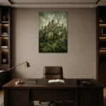 Premium Wall Art Dikey Html Edition – CINEMATICNW2022 displayed in a contemporary gallery-inspired room