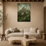Premium Wall Art Dikey Html Edition – CINEMATICNW2022 presented in a sophisticated home setting