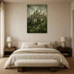 Premium Wall Art Dikey Html Edition – CINEMATICNW2022 showcased in an elegant minimalist interior