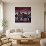 Premium Wall Art Kare Html Edition – CINEMATICNW2031 styled in a refined neutral interior