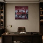 Premium Wall Art Kare Html Edition – CINEMATICNW2031 displayed in a contemporary gallery-inspired room