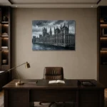 Premium Wall Art Yatay Html Edition – CINEMATICNW2036 displayed in a contemporary gallery-inspired room
