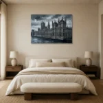 Premium Wall Art Yatay Html Edition – CINEMATICNW2036 showcased in an elegant minimalist interior