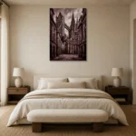 Premium Wall Art Dikey Html Edition – CINEMATICNW2046 showcased in an elegant minimalist interior