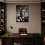 Premium Wall Art Dikey Html Edition – CINEMATICNW2048 displayed in a contemporary gallery-inspired room