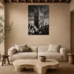 Premium Wall Art Dikey Html Edition – CINEMATICNW2048 presented in a sophisticated home setting