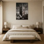 Premium Wall Art Dikey Html Edition – CINEMATICNW2048 showcased in an elegant minimalist interior