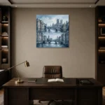 Premium Wall Art Kare Html Edition – CINEMATICNW2049 displayed in a contemporary gallery-inspired room