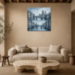 Premium Wall Art Kare Html Edition – CINEMATICNW2049 presented in a sophisticated home setting
