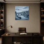 Premium Wall Art Kare Html Edition – CINEMATICNW2050 displayed in a contemporary gallery-inspired room