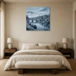 Premium Wall Art Kare Html Edition – CINEMATICNW2050 showcased in an elegant minimalist interior