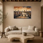 Premium Wall Art Yatay Html Edition – CINEMATICNW2052 presented in a sophisticated home setting