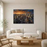Premium Wall Art Yatay Html Edition – CINEMATICNW2054 styled in a refined neutral interior