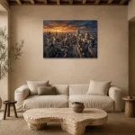Premium Wall Art Yatay Html Edition – CINEMATICNW2054 presented in a sophisticated home setting