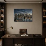 Premium Wall Art Yatay Html Edition – CINEMATICNW2058 displayed in a contemporary gallery-inspired room