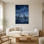 Premium Wall Art Dikey Html Edition – CINEMATICNW2063 styled in a refined neutral interior