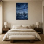 Premium Wall Art Dikey Html Edition – CINEMATICNW2063 showcased in an elegant minimalist interior
