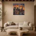 Premium Wall Art Kare Html Edition – CINEMATICNW2064 presented in a sophisticated home setting
