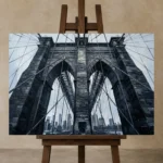 Premium Wall Art Yatay Html Edition – CINEMATICNW2068 displayed on a studio easel