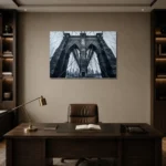 Premium Wall Art Yatay Html Edition – CINEMATICNW2068 displayed in a contemporary gallery-inspired room