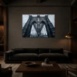 Premium Wall Art Yatay Html Edition – CINEMATICNW2068 shown in a warm modern interior