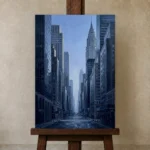 Premium Wall Art Dikey Html Edition – CINEMATICNW2070 displayed on a studio easel