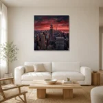 Premium Wall Art Kare Html Edition – CINEMATICNW2073 styled in a refined neutral interior
