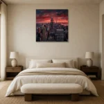Premium Wall Art Kare Html Edition – CINEMATICNW2073 showcased in an elegant minimalist interior