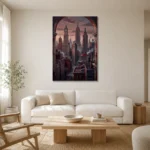 Premium Wall Art Dikey Html Edition – CINEMATICNW2080 styled in a refined neutral interior