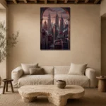 Premium Wall Art Dikey Html Edition – CINEMATICNW2080 presented in a sophisticated home setting