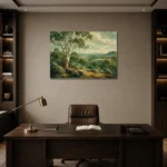 Premium Wall Art Yatay Html Edition – CP-AU-ES-H-001 displayed in a contemporary gallery-inspired room