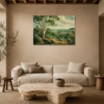 Premium Wall Art Yatay Html Edition – CP-AU-ES-H-001 presented in a sophisticated home setting