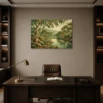 Premium Wall Art Yatay Html Edition – CP-AU-ES-H-002 displayed in a contemporary gallery-inspired room