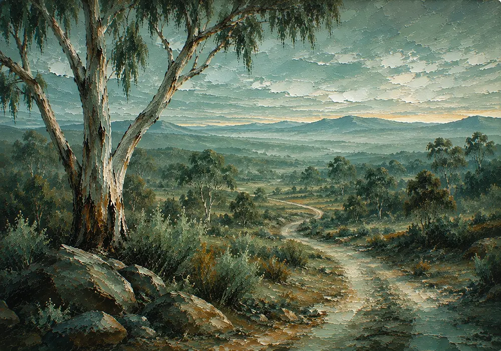 Eucalyptus Reverie Eucalyptus Wall Art Eucalyptus Sage Art Print