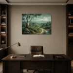 Premium Wall Art Yatay Html Edition – CP-AU-ES-H-004 displayed in a contemporary gallery-inspired room